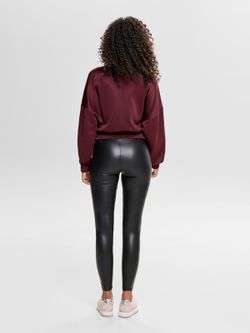 Legging basic in similpelle Only Black