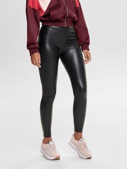 Legging basic in similpelle Only Black
