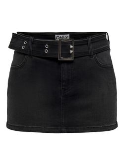 Mini falda con cinturón Only Black