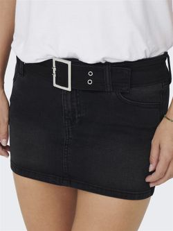 Mini falda con cinturón Only Black