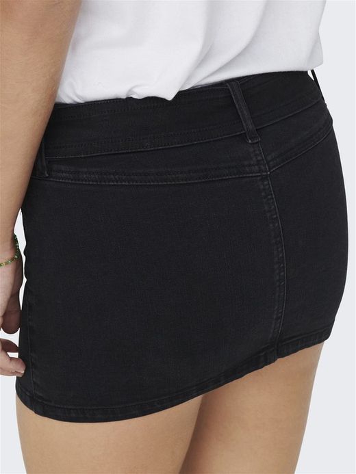 Mini falda con cinturón Only Black