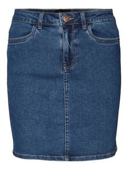 Mini falda tejana 5 bolsillos Vero Moda Medium Blue