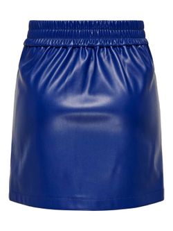 Minifalda polipel botones Only Blue