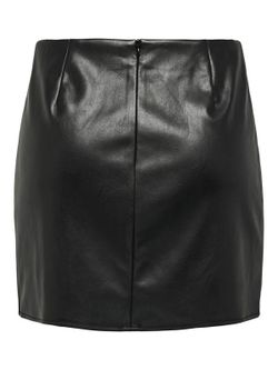 Minifalda polipiel Only Black
