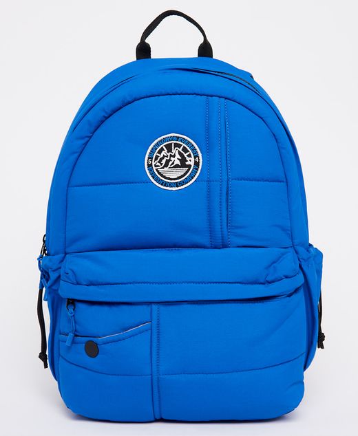 Mochila alcochada lisa Superdry Blue
