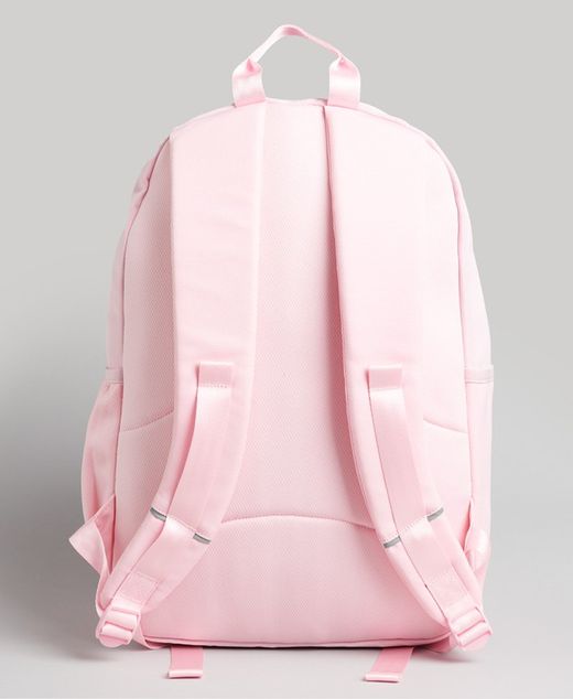 Mochila básica con letras branding Superdry Coral