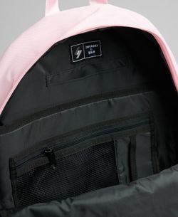 Mochila básica con letras branding Superdry Coral