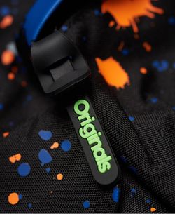 Zaino basic con macchie di grana nera Superdry