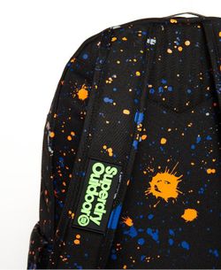 Zaino basic con macchie di grana nera Superdry