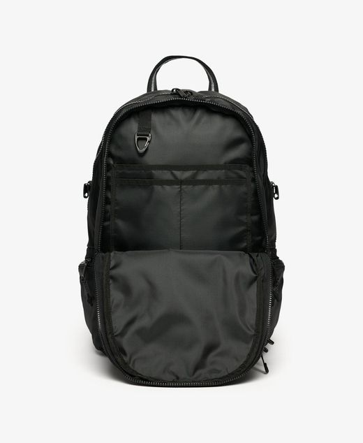 Mochila con cordones elásticos Superdry Black