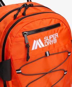 Mochila con cordones elásticos Superdry Orange