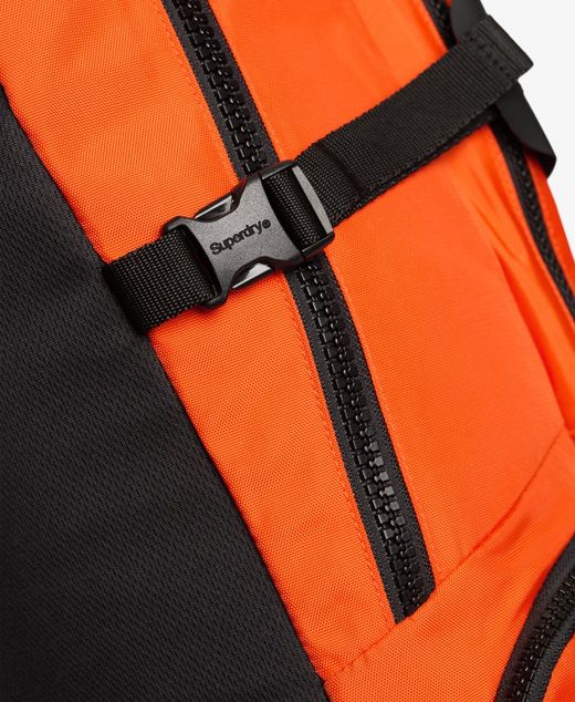Mochila con cordones elásticos Superdry Orange