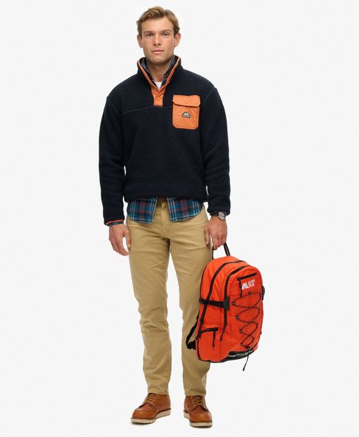 Mochila con cordones elásticos Superdry Orange