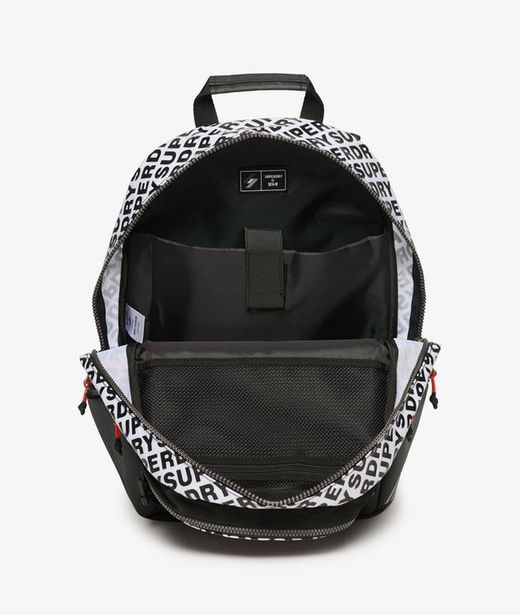Mochila con estampado branding bicolor Superdry Optic