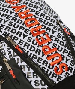 Mochila con estampado branding bicolor Superdry Optic