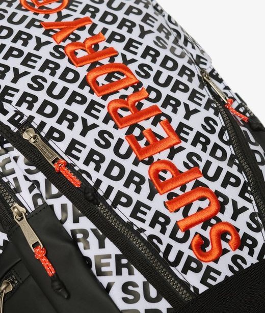 Mochila con estampado branding bicolor Superdry Optic