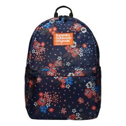Mochila con estampado floral multicolor Superdry Navy