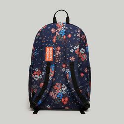 Mochila con estampado floral multicolor Superdry Navy