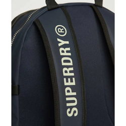 Mochila engomada con letras branding Superdry Navy
