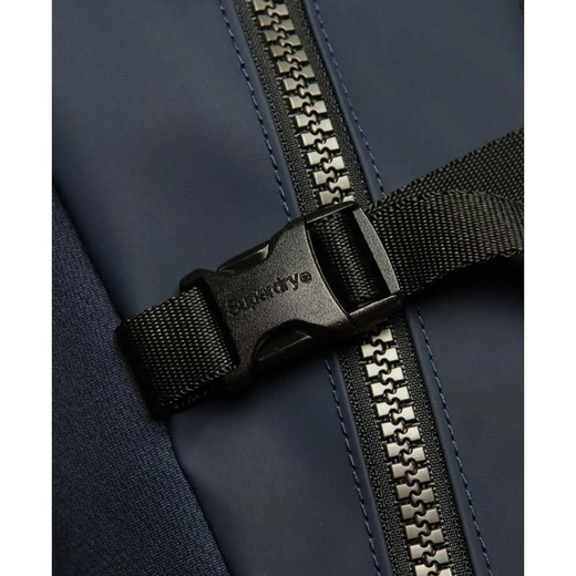 Mochila engomada con letras branding Superdry Navy