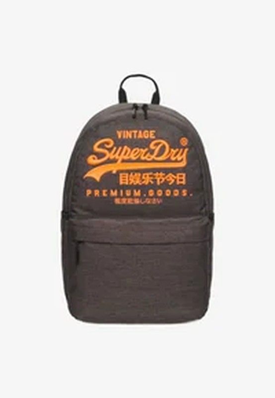Mochila con letras branding bordadas Superdry Grey Marl