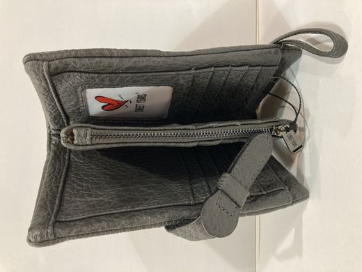 Monedero con cinta exterior Varis Asphalt