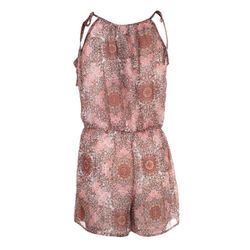 Mono corto de gasa con tirantes finos y mandalas Only Ginger Bread