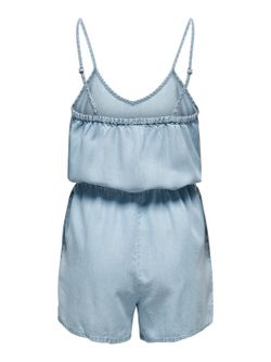 Mono corto de tirante fino Only Light Blue Den