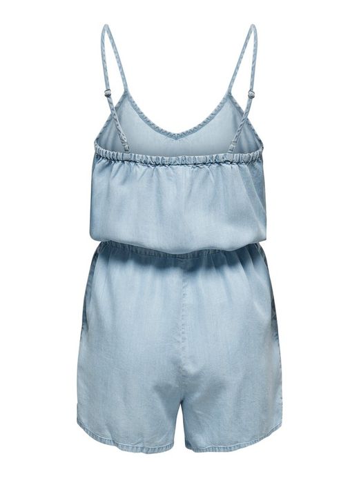 Mono corto de tirante fino Only Light Blue Den