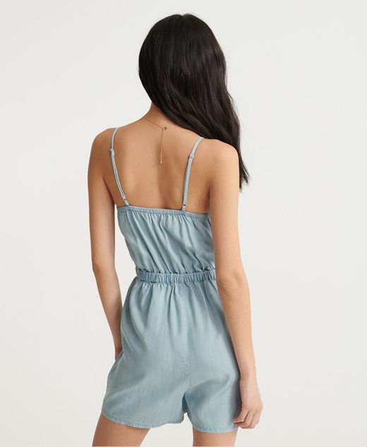 Mono corto de tirante fino Superdry Indigo