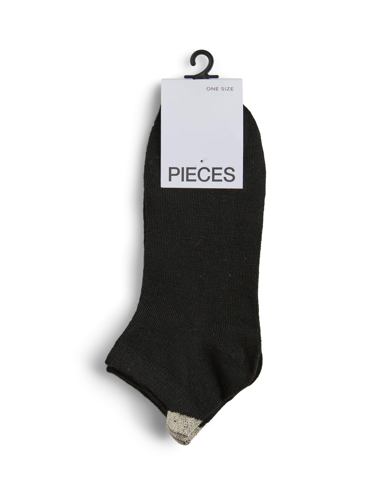 Pack 2 unidades calcetines tobilleros Pieces Black U