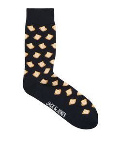 Pack 3 unidades cakcetines con dibujos comida Jack & Jones Black