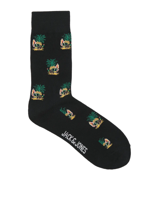 Pack 3 unidades calcetines con dibujo piñas Jack & Jones Deep Teal