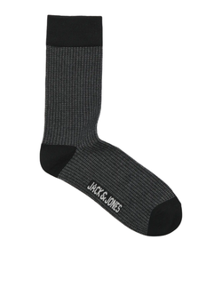 Pack 3 unidades calcetines con micro muestra Jack & Jones Black