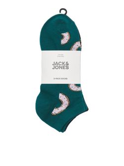 Pack 3 unidades calcetines cortos Jack & Jones Med Blue Ga