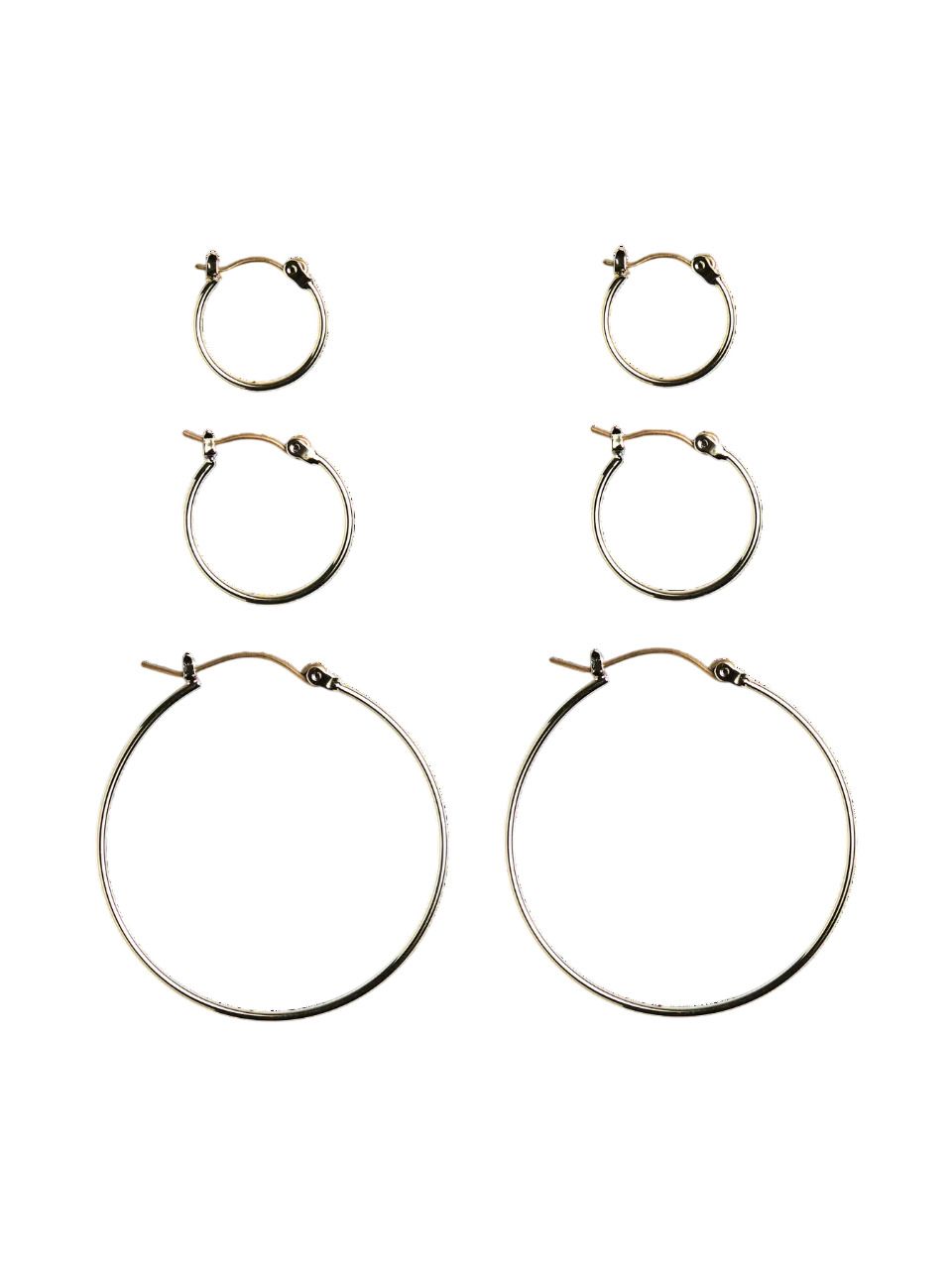 Pack 3 unidades pendientes Pieces Gold U