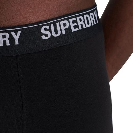 Pack boxers (3 un.) Superdry Black