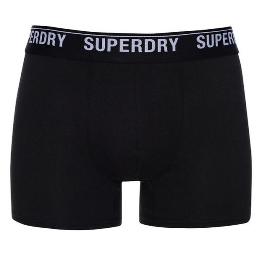 Pack boxers (3 un.) Superdry Black
