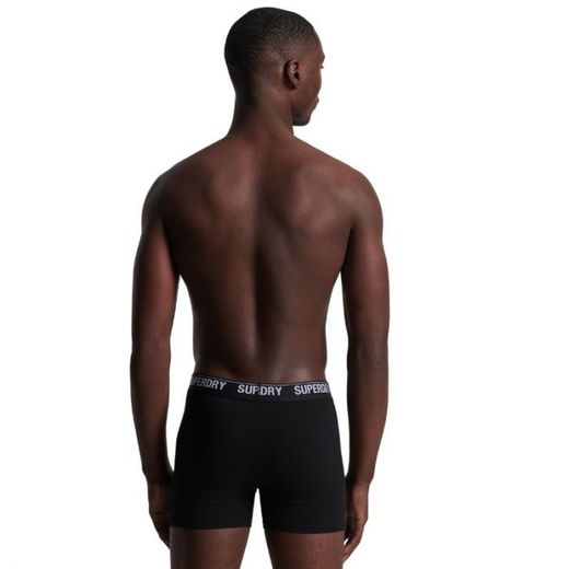 Pack boxers (3 un.) Superdry Black