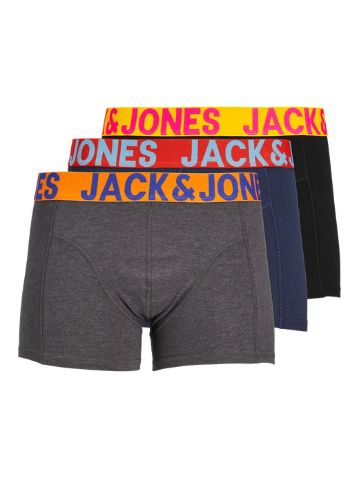 Pack bóxers (3 unidades) Jack & Jones Black
