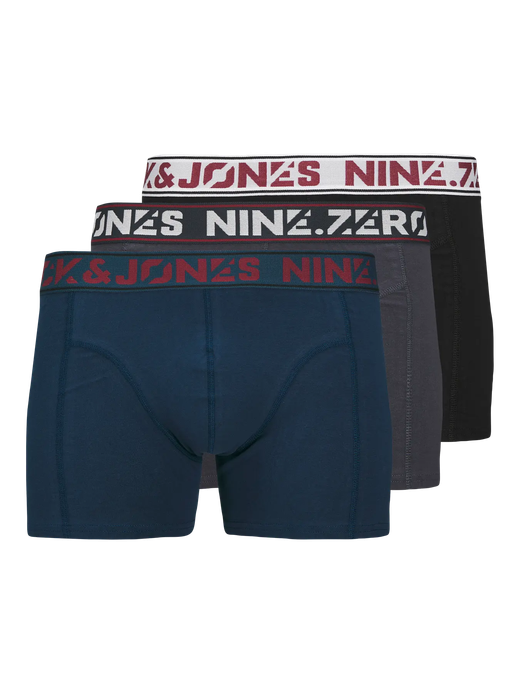 Pack bóxers (3 unidades) Jack & Jones Black