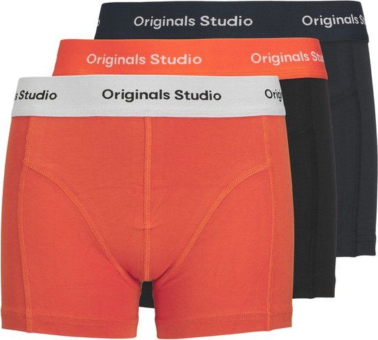 Pack bóxers (3 unidades) Jack & Jones Black 4XL