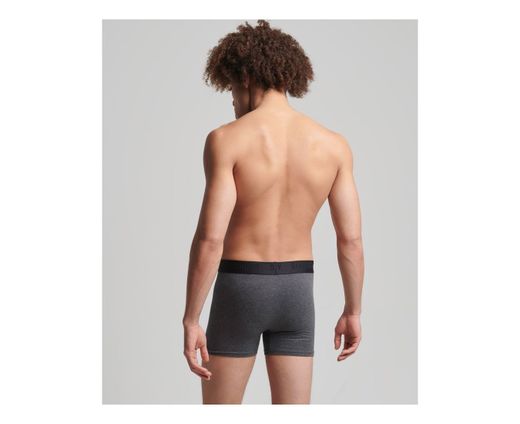 Pack bóxers (3 unidades) Superdry Black & Grey