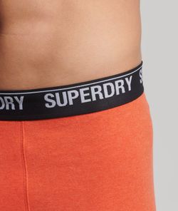 Pack bóxers (3 unidades) Superdry Black & Orange