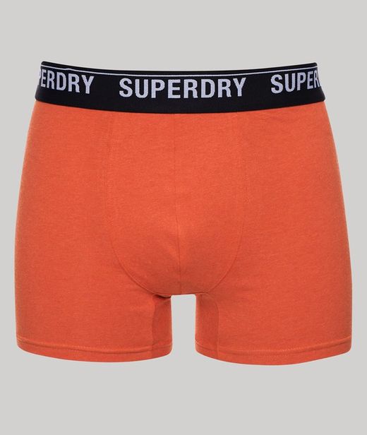 Pack bóxers (3 unidades) Superdry Black & Orange