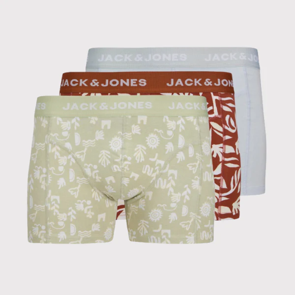 Pack trunks (3 unidades) Jack & Jones Desert Sage