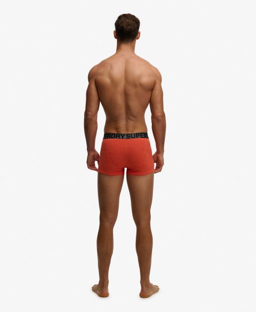 Pack trunks (3 unidades) Superdry Black & Orange
