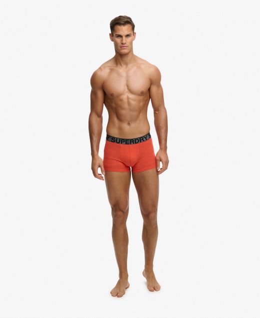 Pack trunks (3 unidades) Superdry Black & Orange