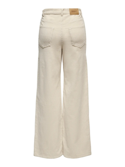 Pantalón 5 bolsillos ancho de pana Only Oatmeal