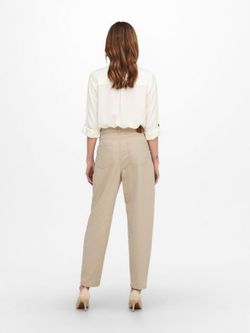 Pantalón 5 bolsillos elástico ancho Only Humus